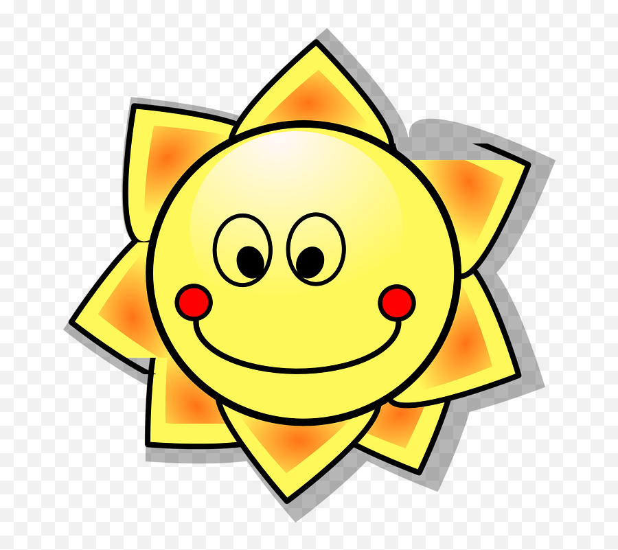 Sun Solar Sunshine Cartoon Hot Summer Smile - Morning Greetings In Chinese Png,Summer Sun Png