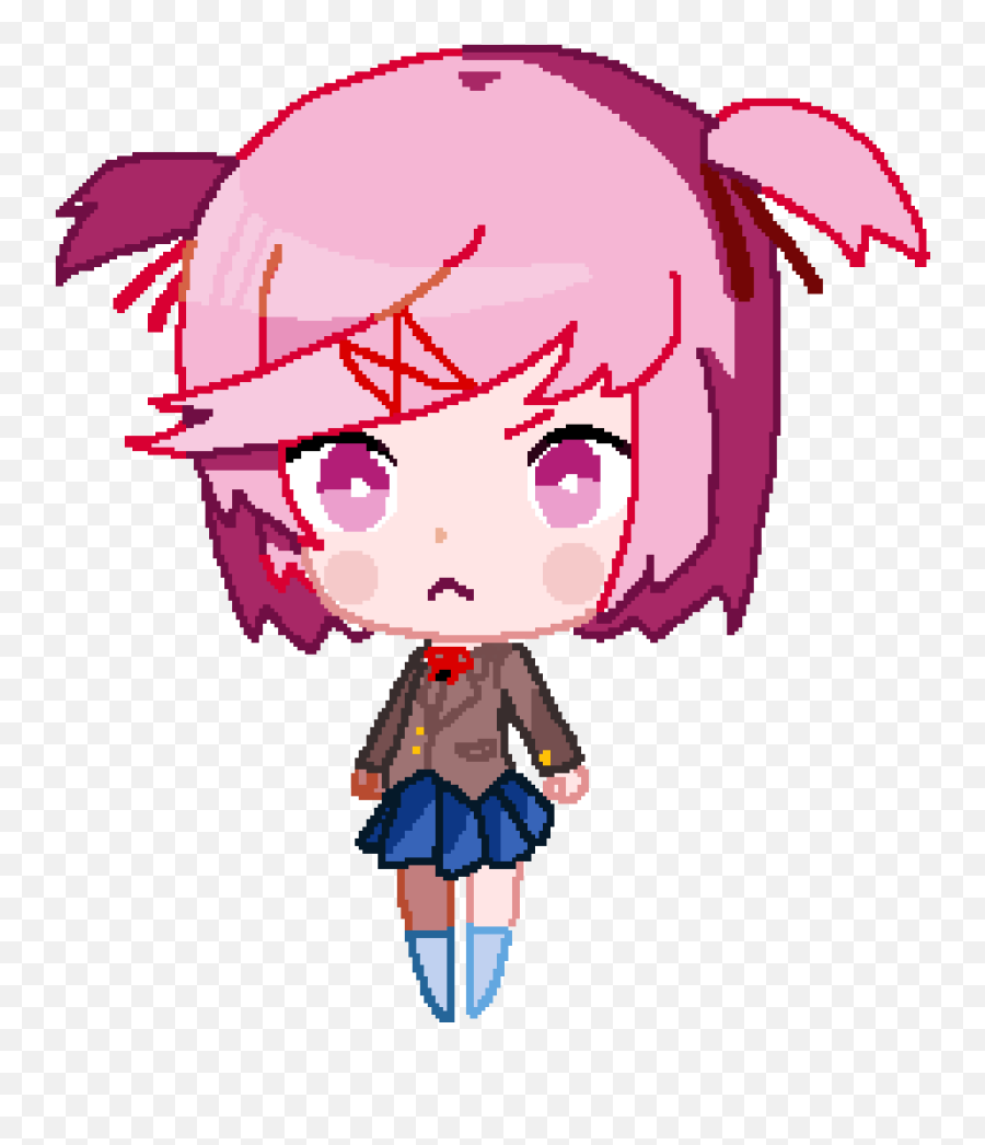 Natsuki Chibi Doki Doki Literature Club Chibi Natsuki Png Natsuki Png Free Transparent Png