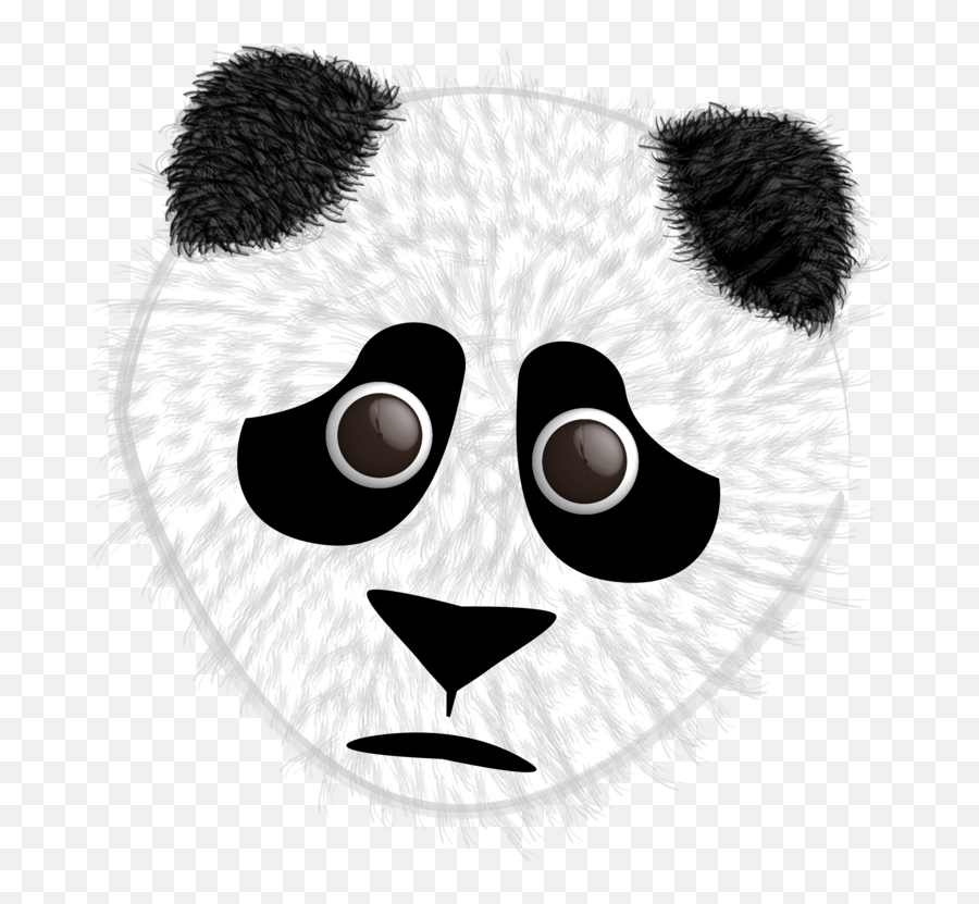Headfurface Png Clipart - Royalty Free Svg Png Sad Panda Svg,Panda Face Png