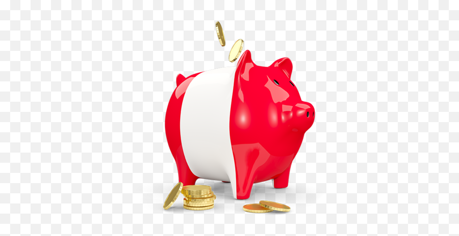 Download Flag Icon Of Peru - Piggy Bank With Italian Flag,Peru Flag Png