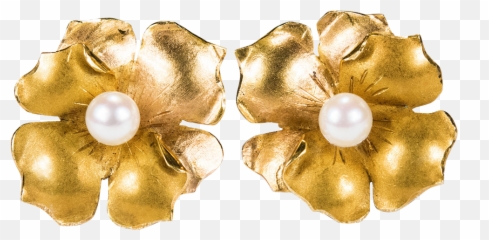 R350454613 3d Gold Flower Pictures V19 Png - Solid