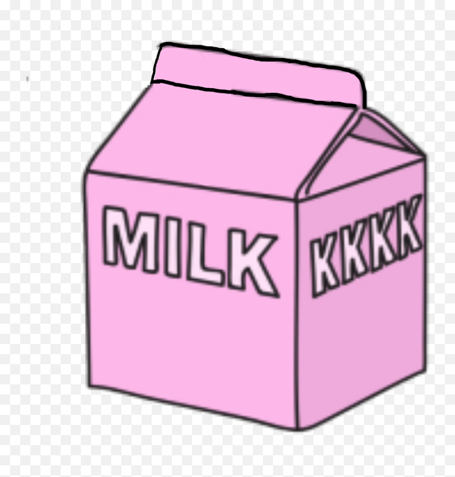 Tumblrpngmilk Tumblr Milk Sticker By Uzdenovaleyll - Cardboard Packaging Png,Milk Png