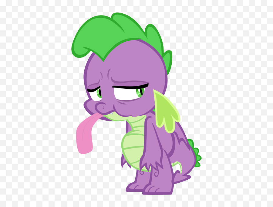 2295437 - Safe Artistmemnoch Spike Dragon Male Simple Fictional Character Png,Tongue Transparent Background