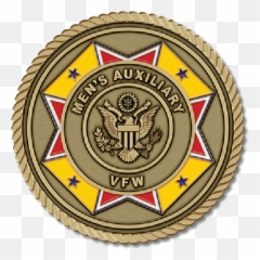 Menu0027s Auxiliary Medallion - Berlin Wall Memorial Png,Vfw Auxiliary Logo