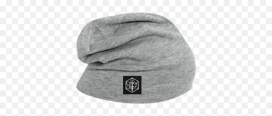 Hipster Slouch Beanie Grey Critical Role - Unisex Png,Critical Role Logo