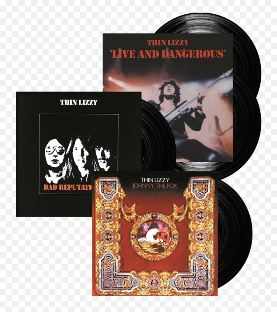 Bad Reputation Vinyl Johnny The Fox Live And Dangerous - Thin Lizzy Johnny The Fox Png,Thin Lizzy Logo