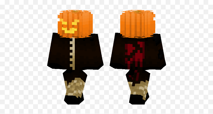 Pumpkin Head In A Suit Minecraft Pe Skins - Cool Skin De Minecraft Png,Pumpkin Head Png