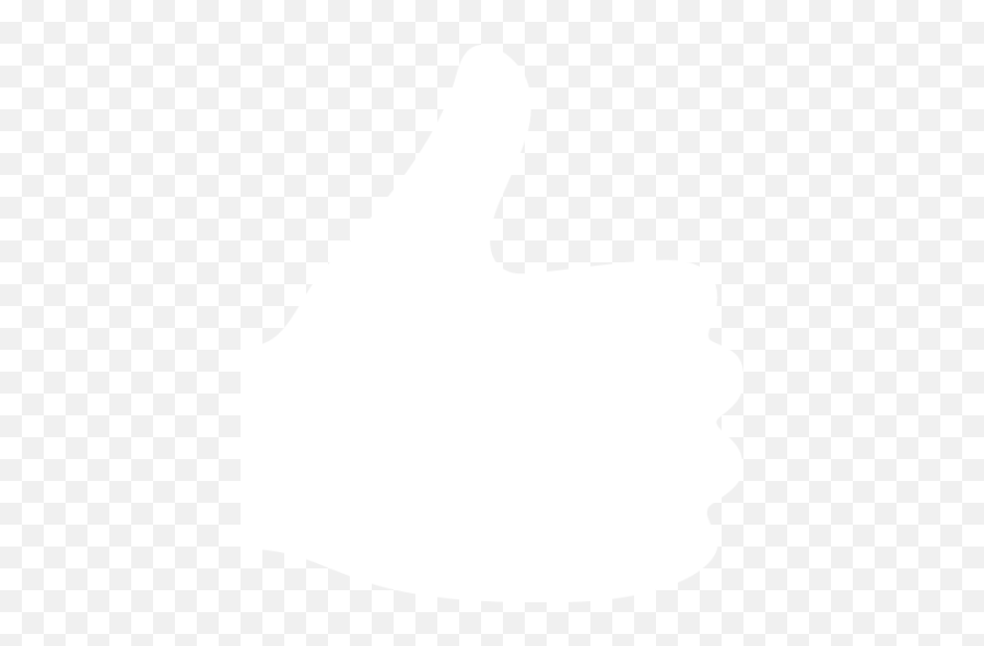 White Thumbs Up Icon - Thumb Up Icon Png White,Thumb Up Png