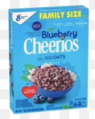 Cheerios Cereal Family Size 19 - Blueberry Cheerios Png,Cheerios Png