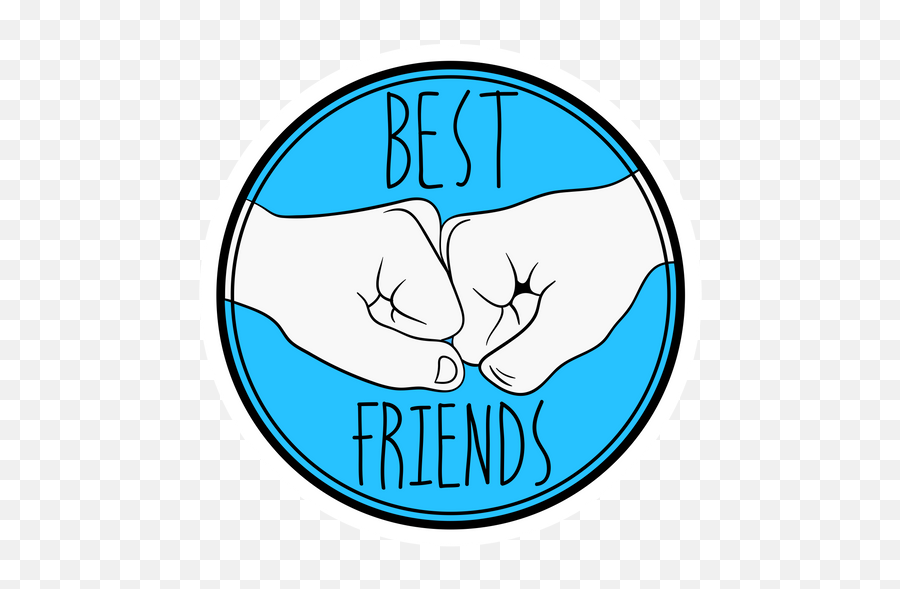 Bro Fist Best Friends Sticker - Language Png,Brofist Png