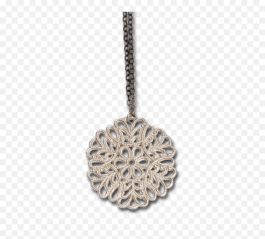 Snowflake Small Silver Pendant Necklace - Solid Png,Silver Snowflake Png