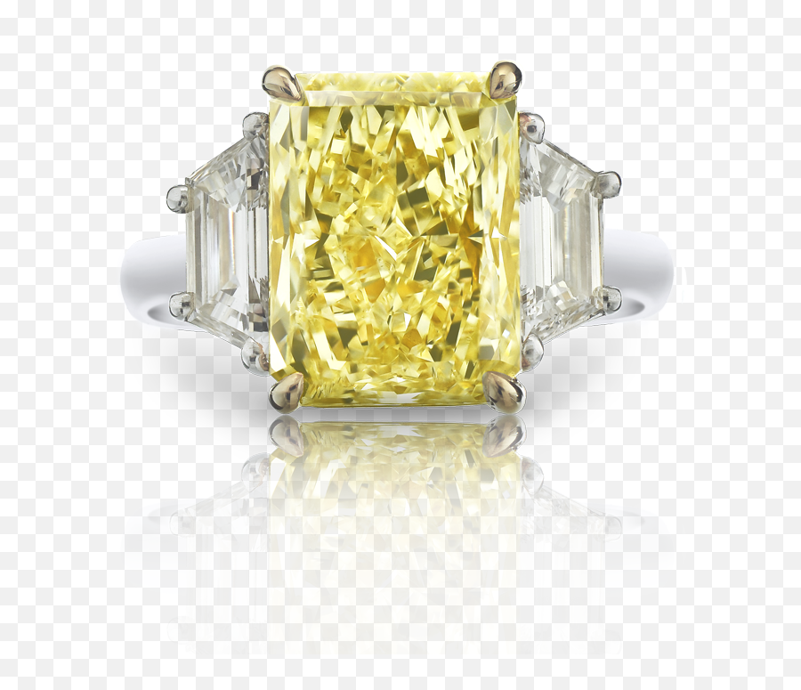 Neli Gems - Engagement Ring Png,Yellow Diamond Png
