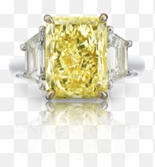 Neli Gems - Engagement Ring Png,Yellow Diamond Png