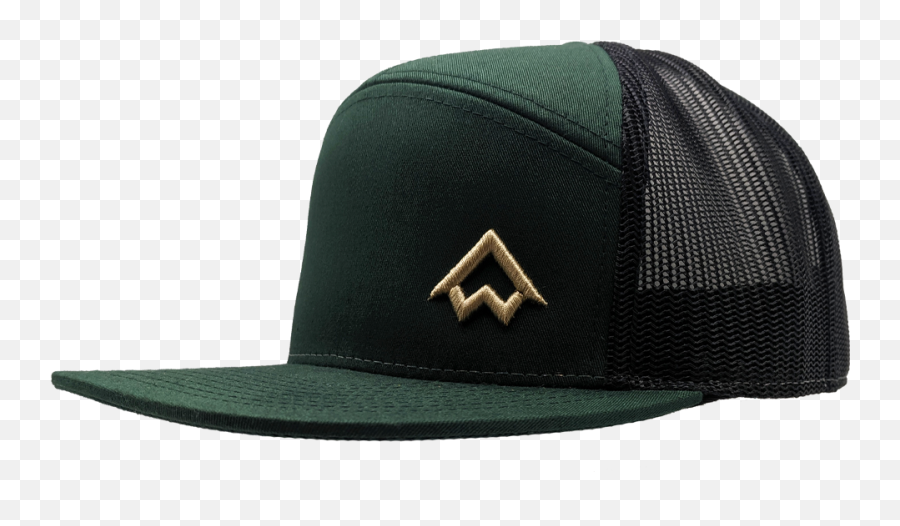 Hat - Nwco Icon 3d Puff Dark Greenblack 7panel Trucker Hat For Baseball Png,Mesh Icon