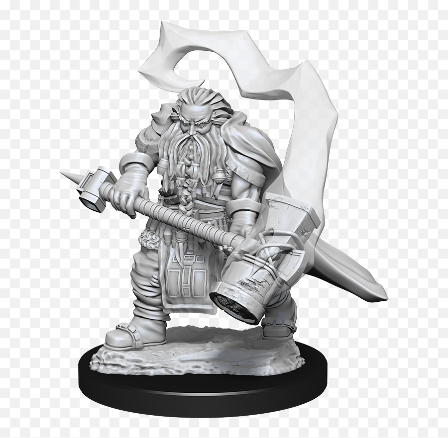 Wizkids Nolzuru0027s Marvelous Miniatures Dwarf Cleric Male - Fictional Character Png,Dwarf Fortress Dwarf Icon