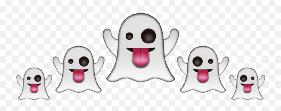 Crown Ghost White Black Blanco Negro - Ghost Sticker Png,Ghost Emoji Transparent