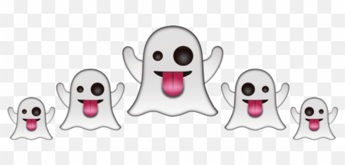 Crown Ghost White Black Blanco Negro - Sticker png