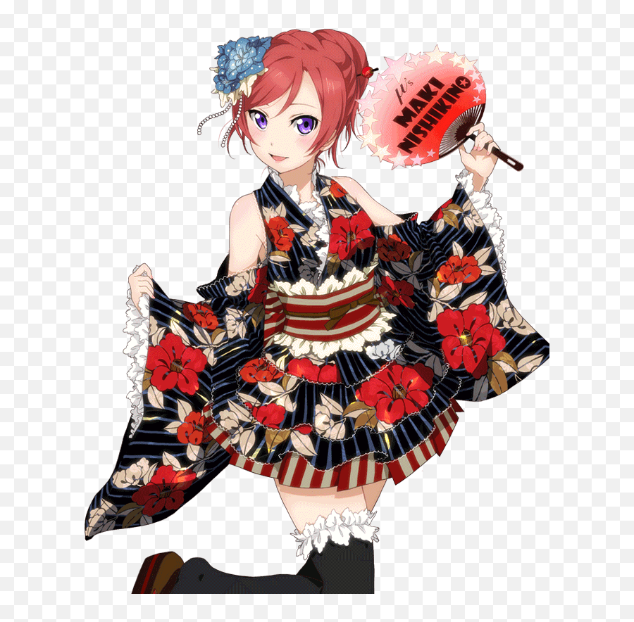 School Idol Tomodachi - Cards Album 143 Nishikino Maki Sr Maki Nishikino Wig Bun Png,Maki Icon