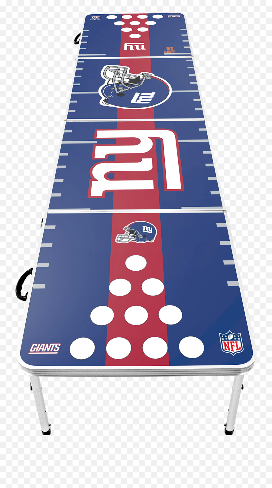 Nfl New York Giants Beer Pong Table - Outdoor Furniture Png,T Fal Avante Icon 2 Slice Toaster