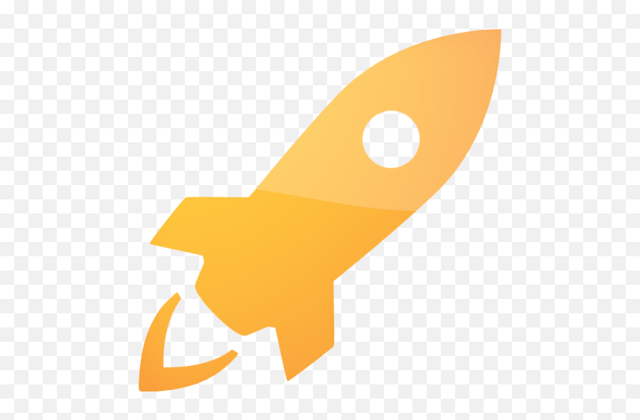 Web 2 Orange Rocket Icon - Free Web 2 Orange 2 Rocket Blue Rocket Icon Png,Rockets Icon