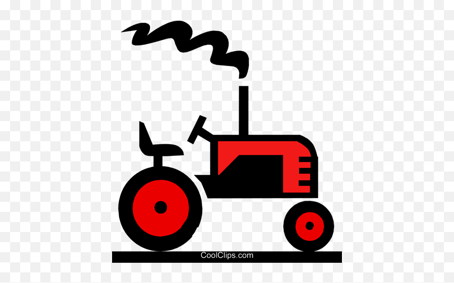 Tractor Symbol Royalty Free Vector Clip Art Illustration - Tractor Png,Tractor Icon