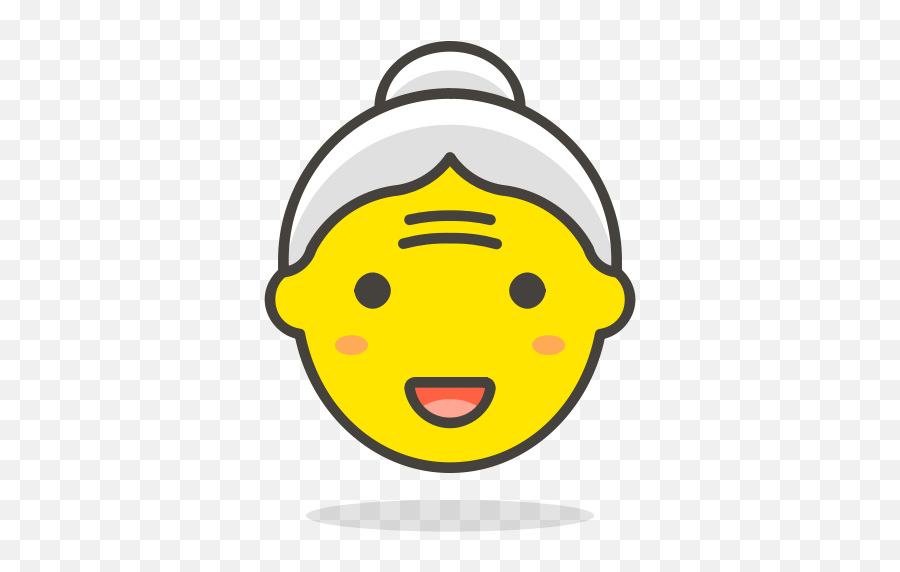 Old Woman Icon - Cartoon Old Lady Png,Old Lady Png