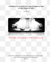 Doc The Presence Of Lord In Lordu0027s Supper Suraj - Language png
