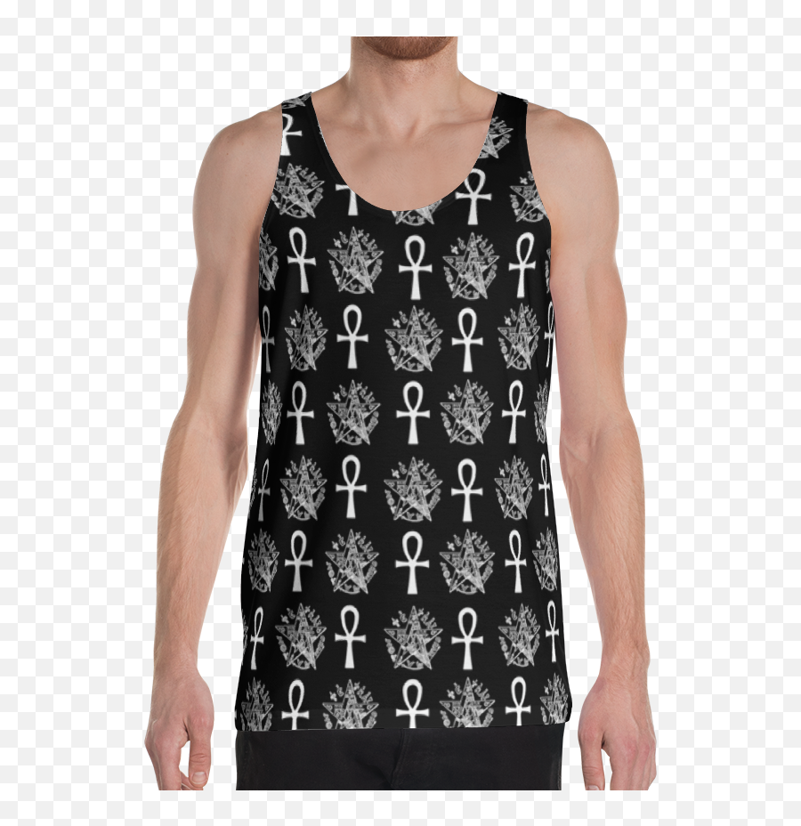 Ankh U0026 Pentacle Tanktop M U2014 Austin Shippey - Sleeveless Shirt Png,Ankh Png