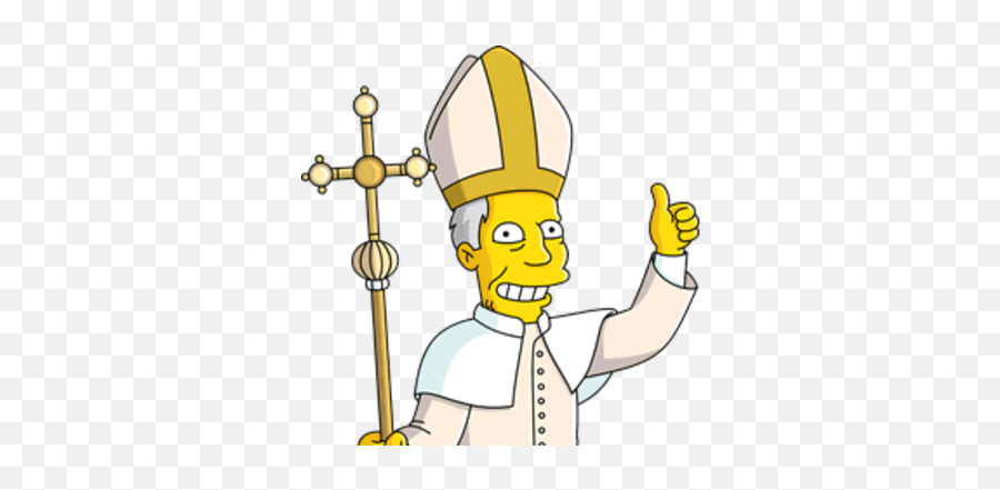 Pope The Simpsons Tapped Out Wiki Fandom - Pope The Simpsons Png,Pope Png