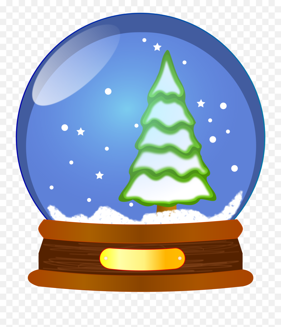 Snow Globe - Wiktionary Snow Globe Clipart Png,Snowfall Transparent