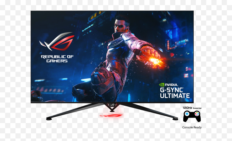 Rog Swift Pg65uq Above 34 Inches Gaming Monitorsrog - Asus Rog Swift Pg65uq Png,Tv And Movies Icon Game