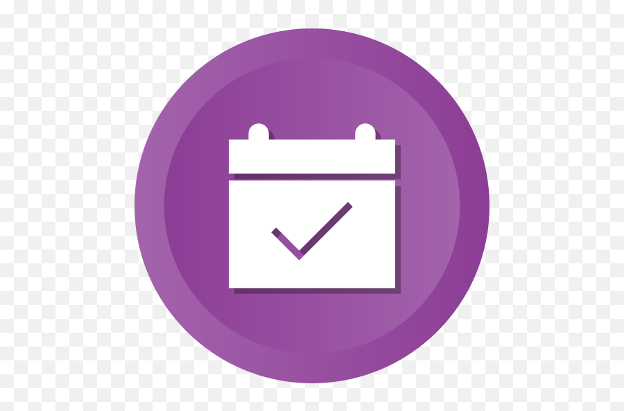 Calendar Event Check Date Ok Free Icon - Iconiconscom Calendar Purple Circle Icon Png,Ok Icon