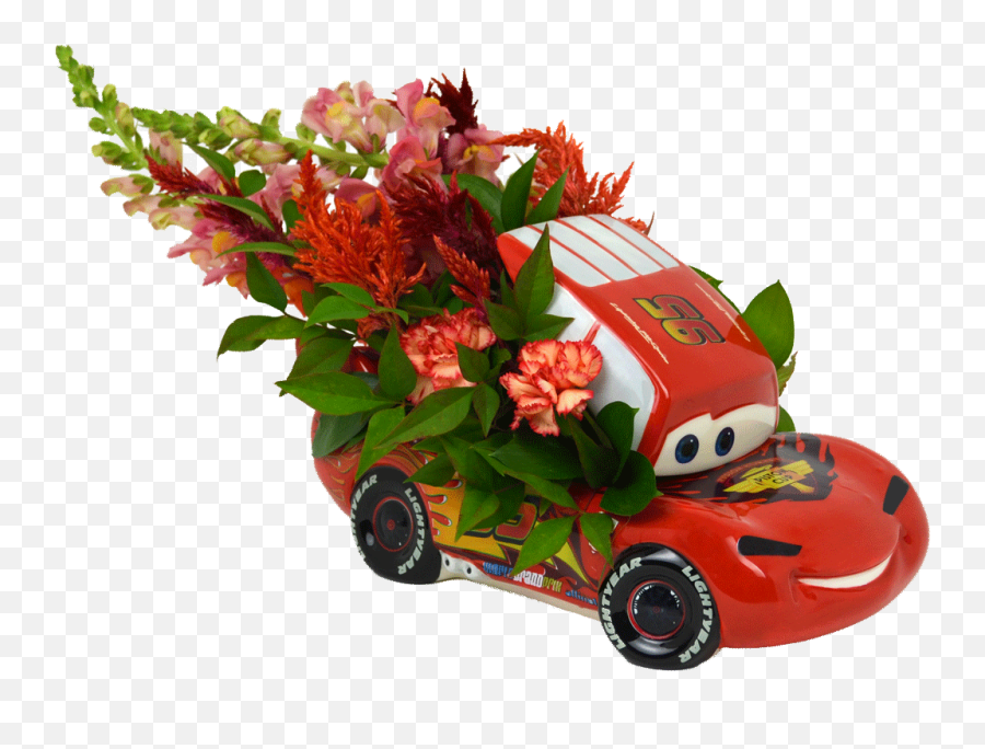 The Winneru2019s Circle - Arrangement Race Car Funeral Flowers Png,Lighting Mcqueen Png