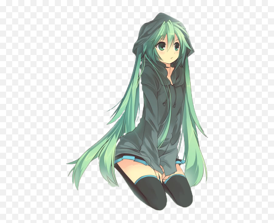 Download Anime Free Png Transparent Image And Clipart Anime Girl With Green Hair Free Transparent Png Images Pngaaa Com