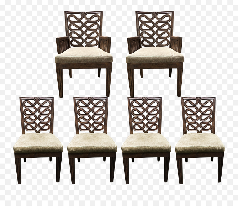 Lucie Dining Chairs - Dessin Fournir Ribbon Back Side Chairs Png,Karastan Fashion Icon