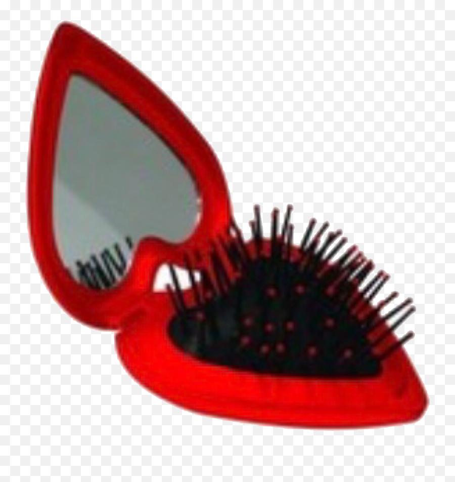Download Red Heart Hairbrush Polyvore - Brush Png,Hairbrush Png