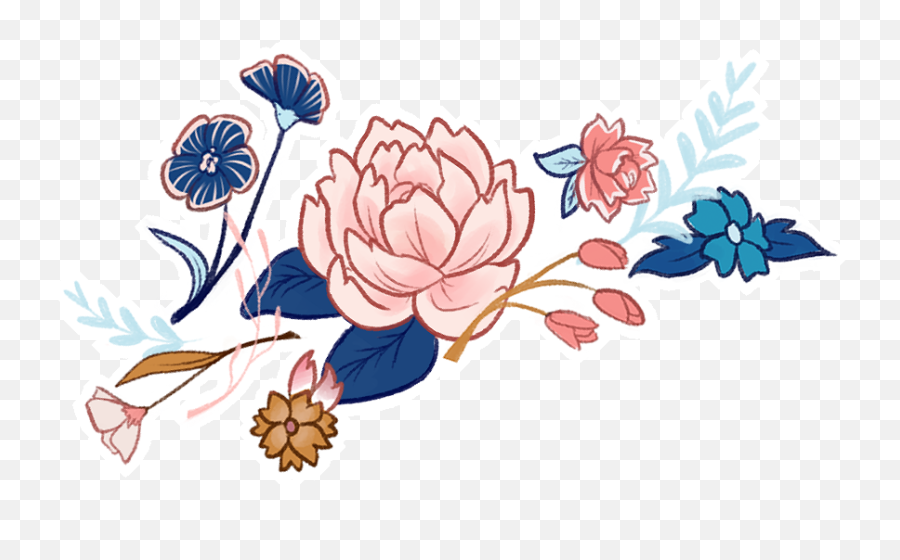 Pattern Design Floral U2013 Enzo Ray Arts - Garden Roses Png,Paint Tool Sai Logo