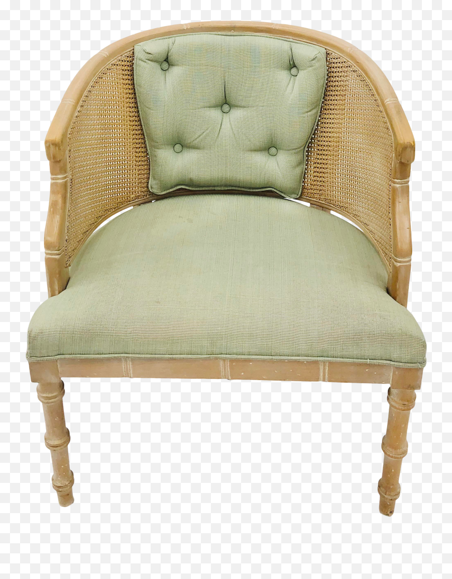 Vintage Cane Side Chair With Faux Bamboo Frame - Chair Png,Bamboo Frame Png