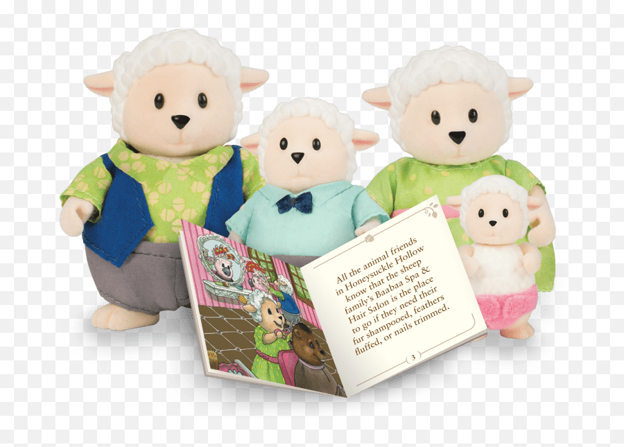Baby Sheep Png - The Snipadoodlestm Sheep Liu0027l Woodzeez Woodzeez Snipadoodles Sheep Family Set With Storybook,Sheep Png