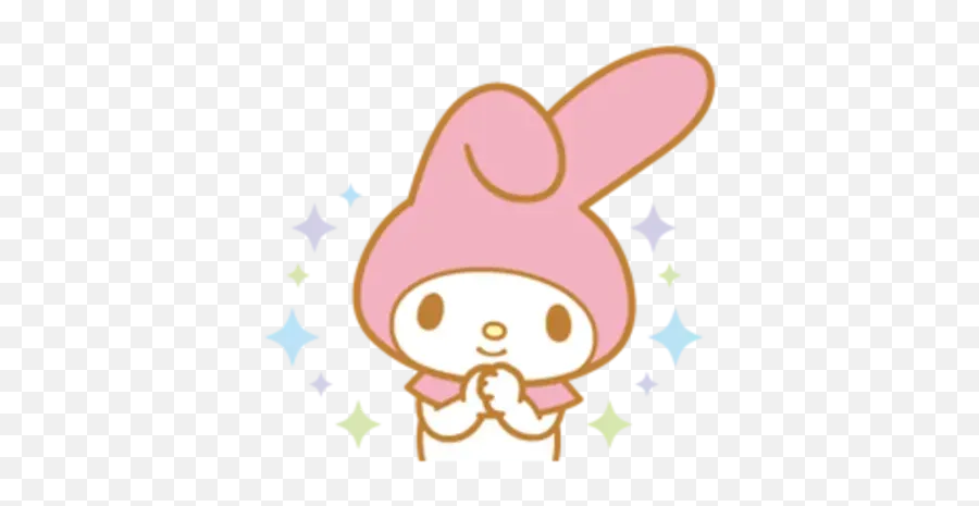 My Melody Whatsapp Stickers - My Melody Kuromi Stickers Png,My Melody Transparent