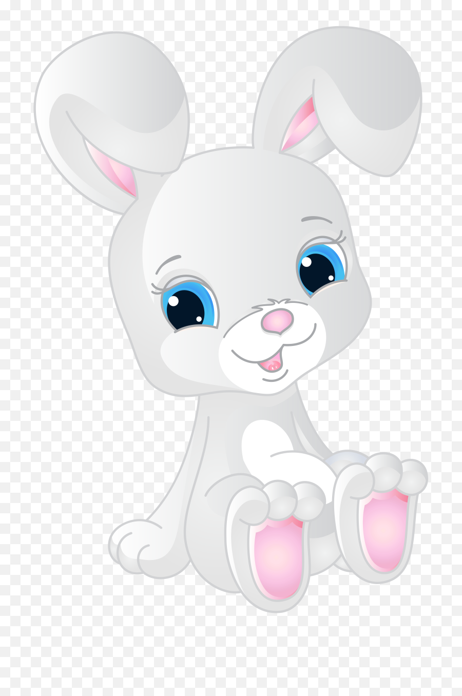 Bunny Cute Clip Art Transparent Png - Transparent Cute Bunny Png,Bunny Clipart Png