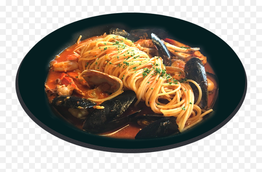 Food Pasta Seafood Tomato - Pasta Bouillabaisse Recipe Png,Pasta Png - free  transparent png images 