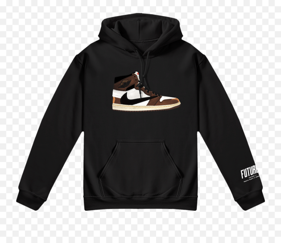 Custom U0027travis Scott X Jordan 1 - Hoodie Png,Travis Scott Png