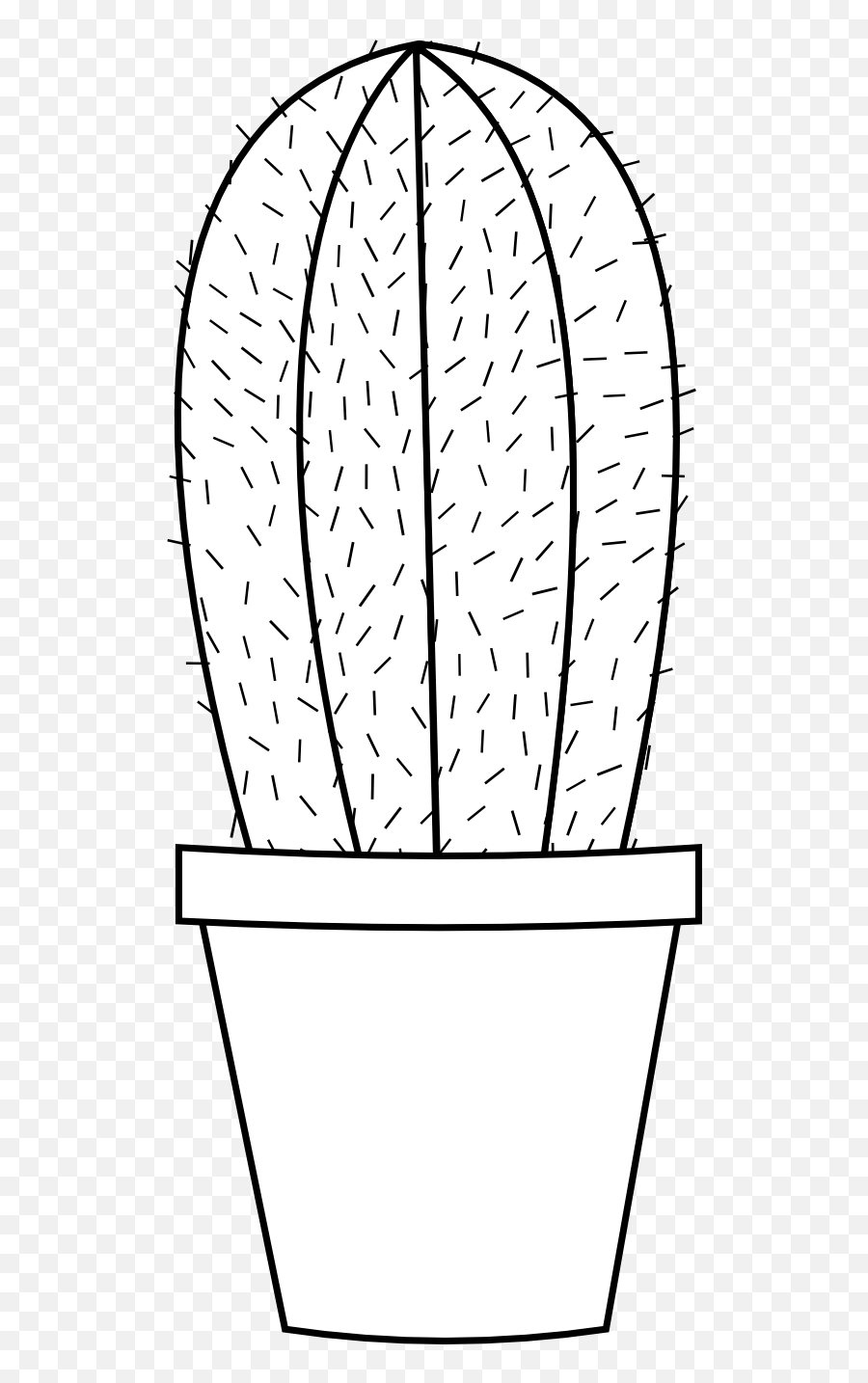 81 Cactus Clipart Black And White - Clipart Silhouette Black And White Cactus Png,Cactus Clipart Png