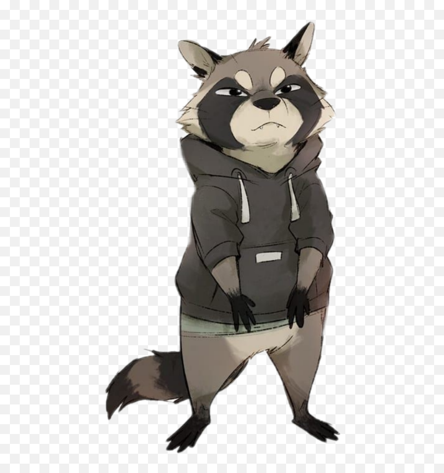 The Newest Raccoon Stickers - Furry Raccoon Oc Png,Rocket Raccoon Transparent