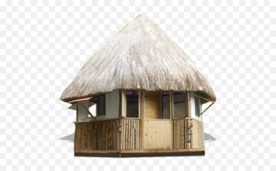 Download Free Png Grassy Bamboo Hut - Bamboo Hut Transparent Background,Hut Png