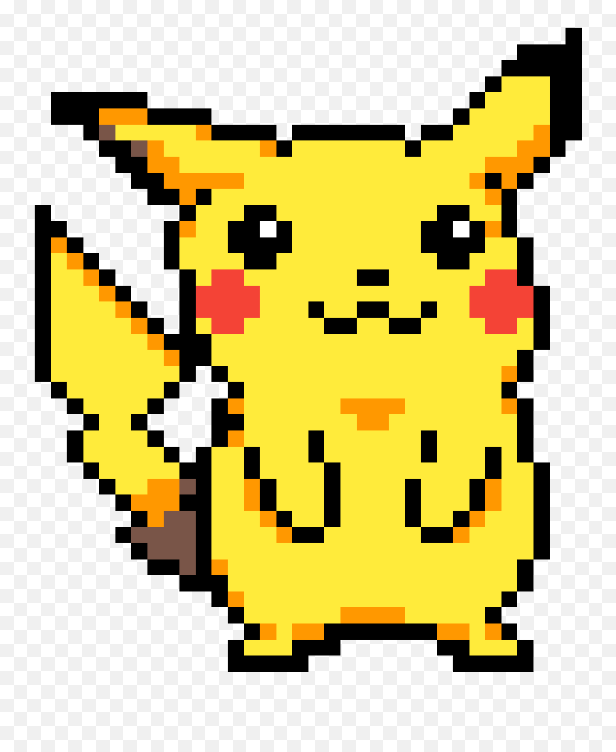 Pixilart - Pikachu Pokemon Pixel Art By Aslestrikeavi Pikachu Em Pixel Art Png,Pokemon Pikachu Png