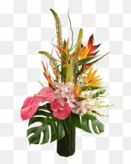 Hawaiian Luau Bouquet - Bouquet Of Hawaiian Flowers Png,Luau Png