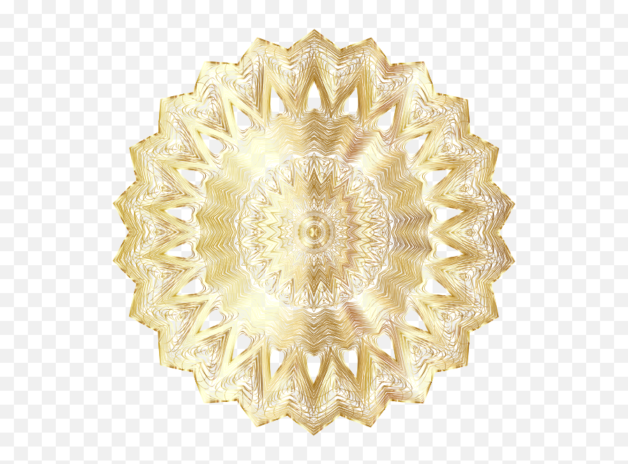Golden Sun No Background Free Svg - Golden Mandala Without Background Png,Gold Pattern Png