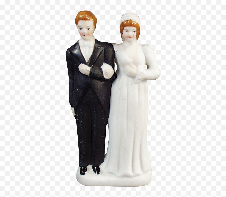 Bride And Groom Png - Wedding Cake Topper Png Figurine Figurine,Bride And Groom Png